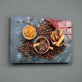 Spices Glass Wall Art.