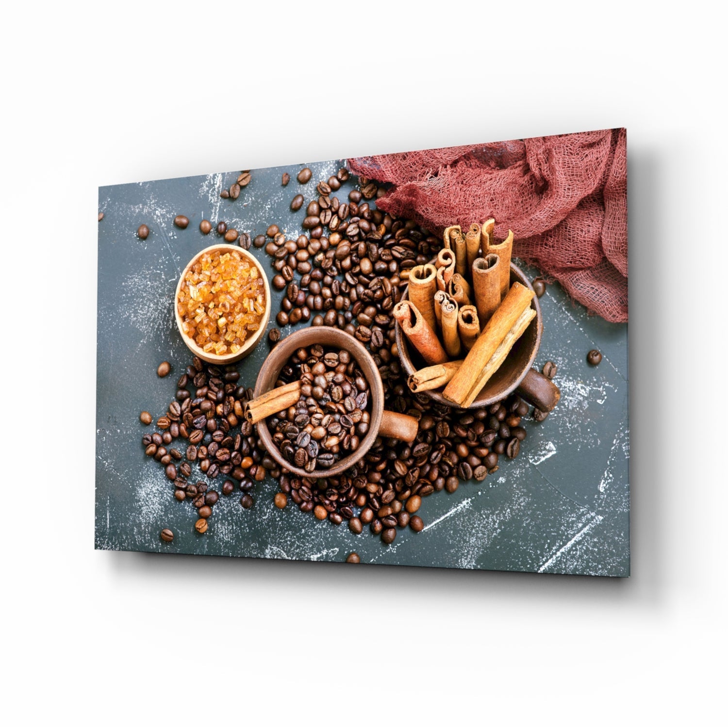 Spices Glass Wall Art.