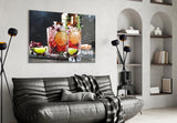 Whiskey Glass Wall Art.