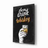 Whiskey Glass Wall Art.