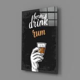 Rum Glass Wall Art.