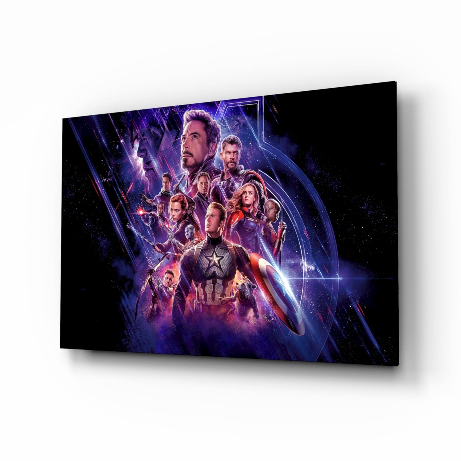 Marvel, Captain America Glass Wall Art.
