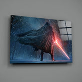 Lightsaber Glass Wall Art.