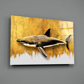 Shark Glass Wall Art.