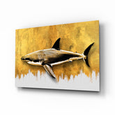 Shark Glass Wall Art.