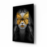 Butterfly Eyes Glass Wall Art.
