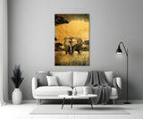 Elephant Glass Wall Art.