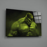 Hulk Glass Wall Art.