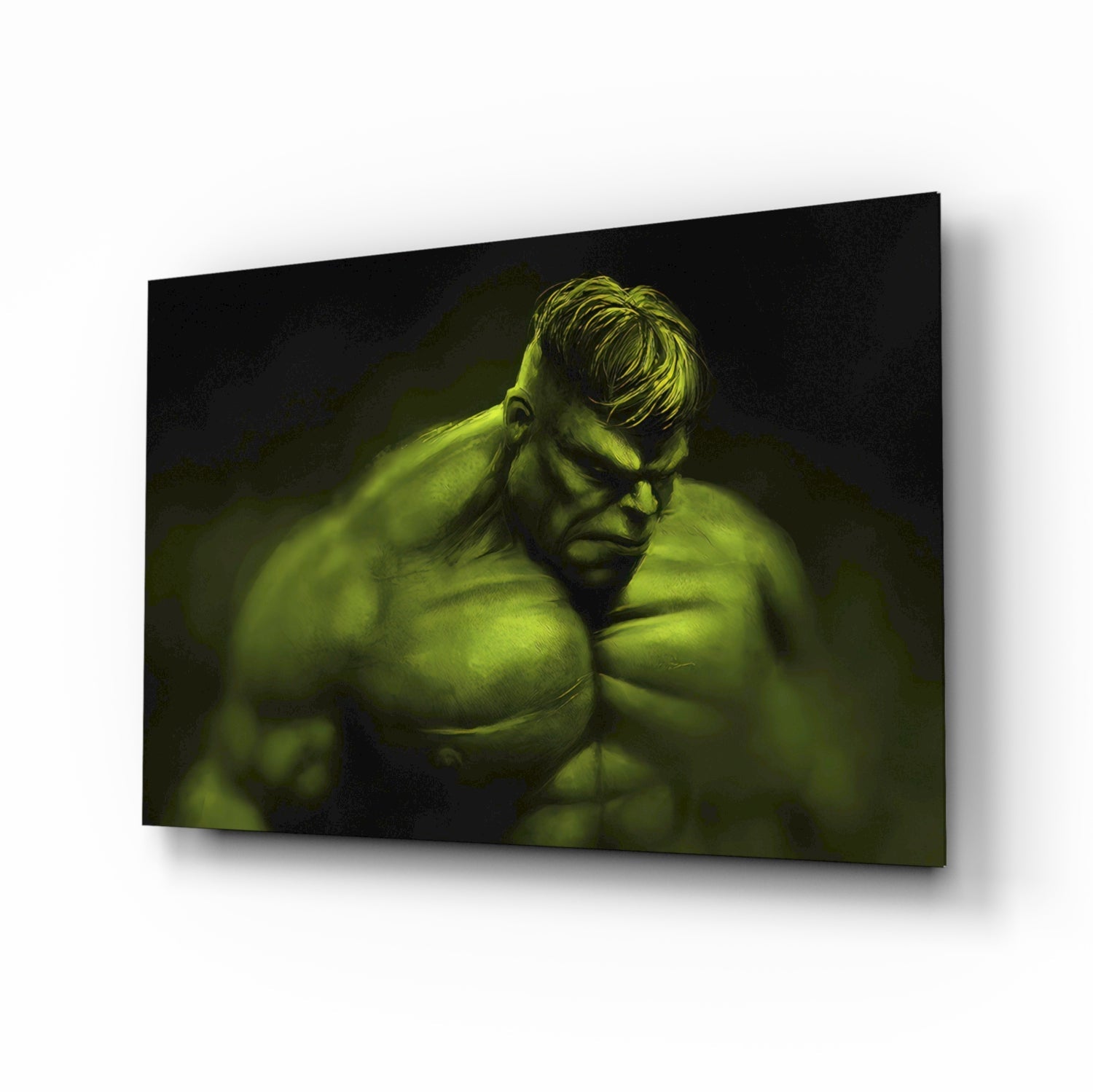 Hulk Glass Wall Art.