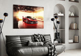 Ferrari FXX K Glass Wall Art.