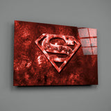 Superman Glass Wall Art.