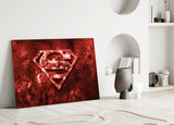 Superman Glass Wall Art.