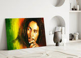 Bob Marley Glass Wall Art.