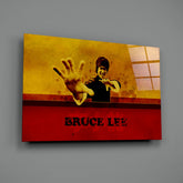 Bruce Lee Glass Wall Art.