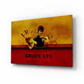 Bruce Lee Glass Wall Art.
