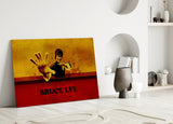 Bruce Lee Glass Wall Art.