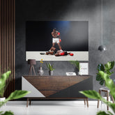 Champion Muhammad Ali Brushed Aluminium Dibond Wall Art