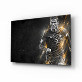 Christiano Ronaldo Glass Wall Art.