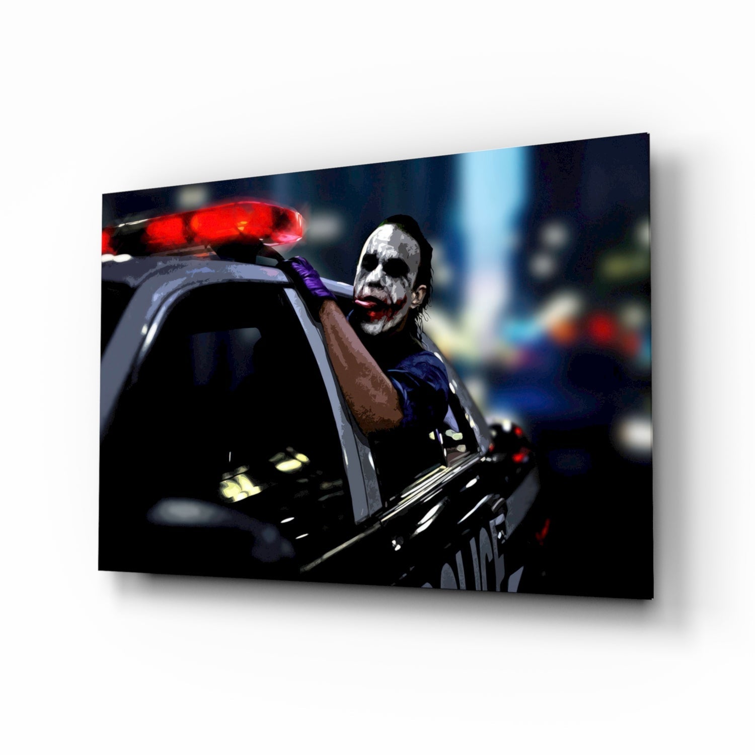 Joker Glass Wall Art.