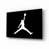 Air Jordan Glass Wall Art.
