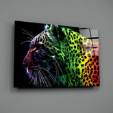 Leopard Glass Wall Art.