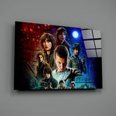 Stranger Things Poster Glass Wall Art.