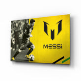 Messi Glass Wall Art.