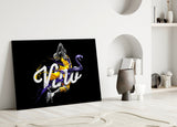 Los Angeles Lakers Glass Wall Art.