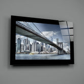 Brooklyn Bridge Glass Wall Art.