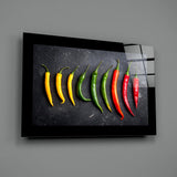 Peppers Glass Wall Art.