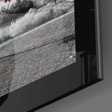 Red Tree Glass Wall Art.