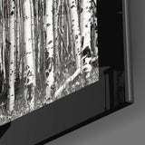 Red Forest Glass Wall Art.