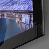 Sunset at the Pier Glass Wall Art.