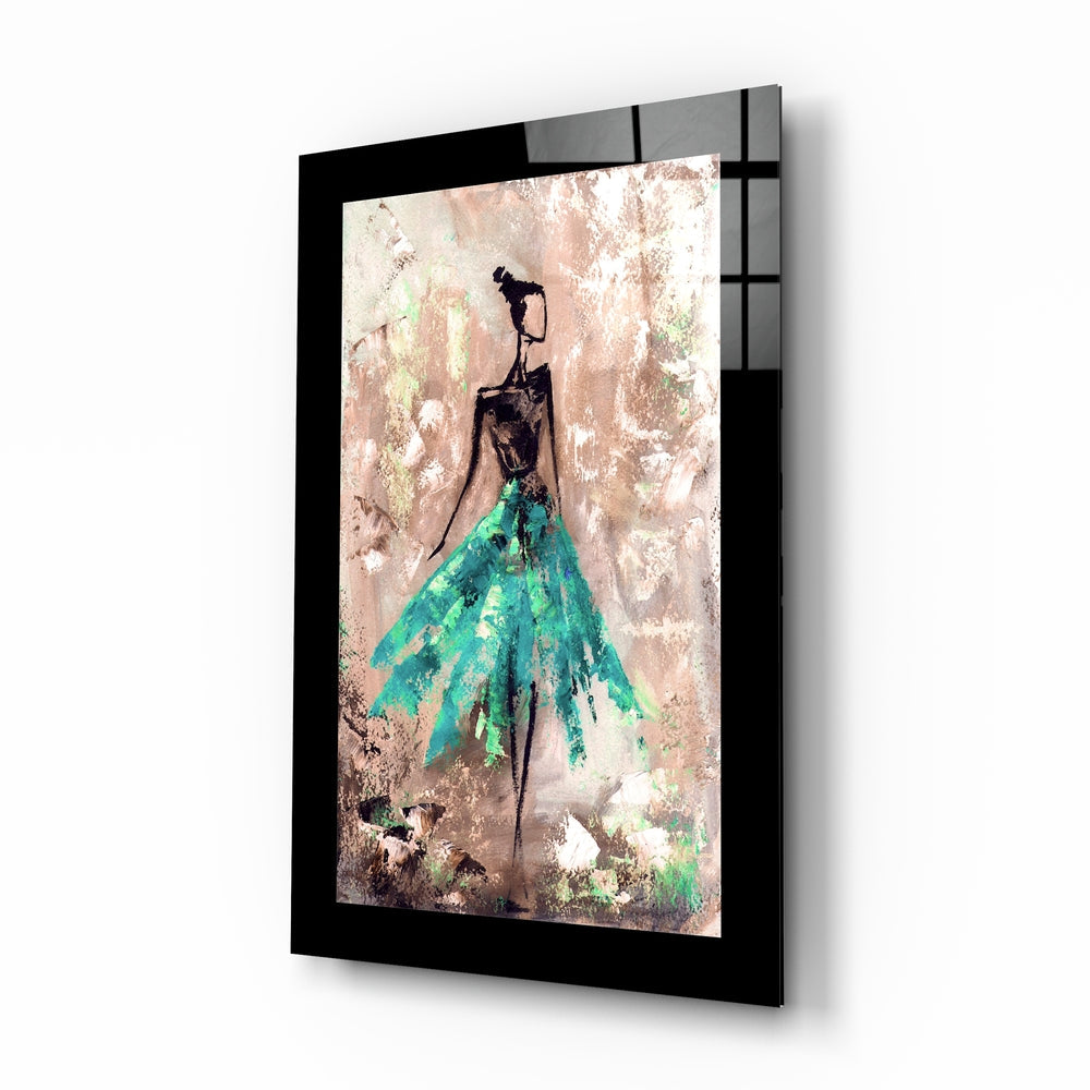 Ballerina Glass Wall Art.