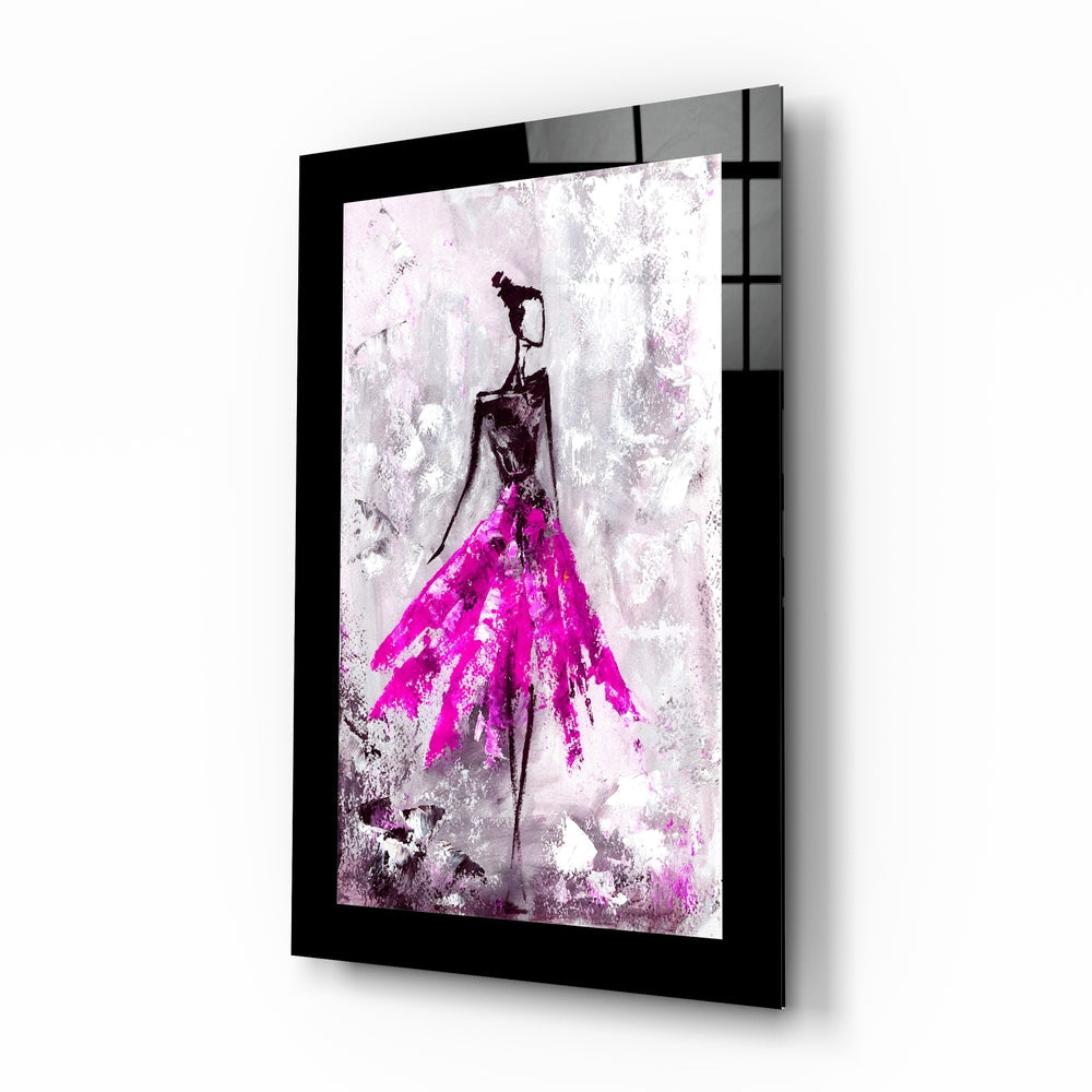 Ballerina Glass Wall Art.