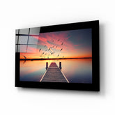 Sunset Glass Wall Art.