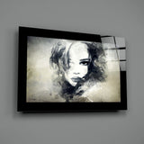 Woman Glass Wall Art.