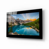 Lake View Glass Wall Art.