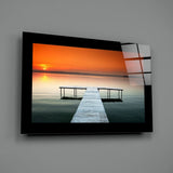 Sunset Glass Wall Art.