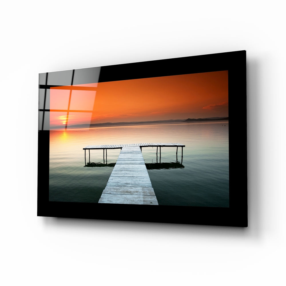 Sunset Glass Wall Art.