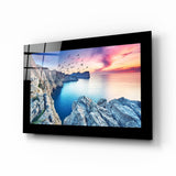 Birds and Reefs Glass Wall Art.