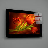 Tulip Glass Wall Art.