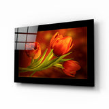 Tulip Glass Wall Art.