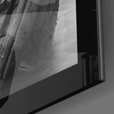 Abandoned Boat Glass Wall Art.