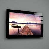 Sunset Glass Wall Art.