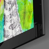 Giraffe Glass Wall Art.