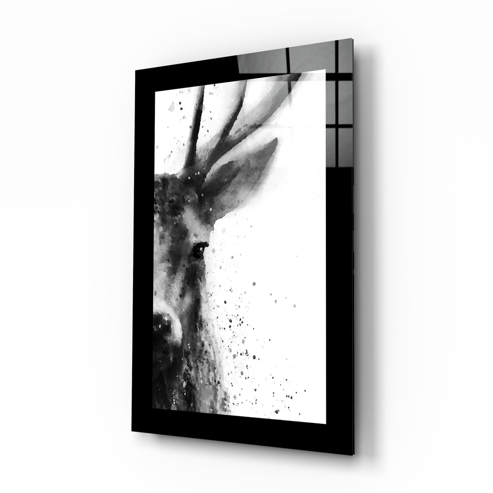 Deer Glass Wall Art.