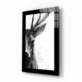 Deer Glass Wall Art.
