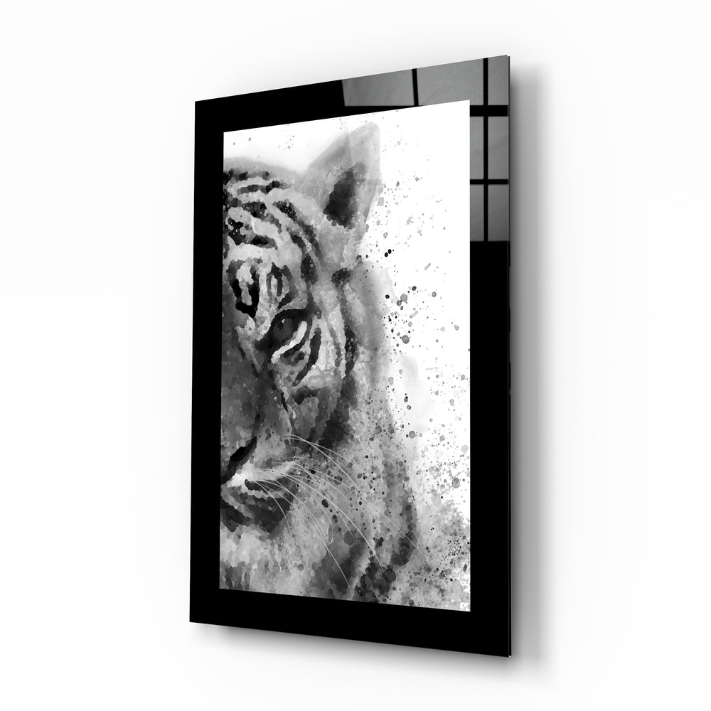 Tiger Glass Wall Art.