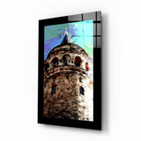 Galata Tower Glass Wall Art.